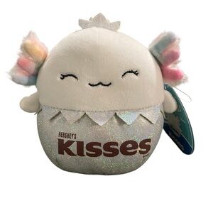 Nattie the Axolotl Hershey’s Kisses Squishmallows Plush